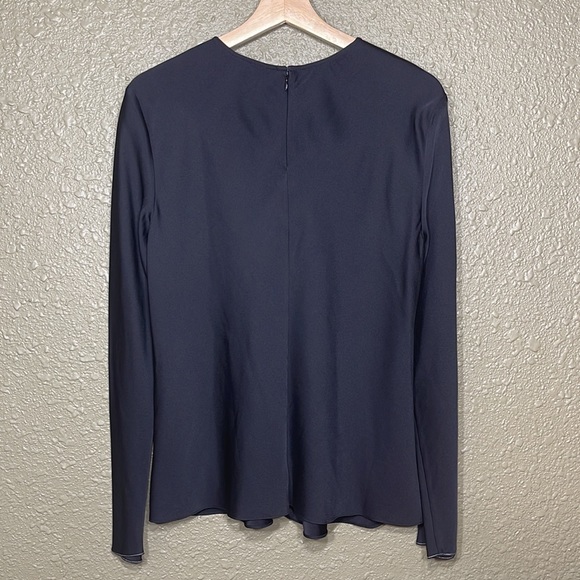NWT DKNY SILK LONG SLEEVE TOP - Picture 6 of 12